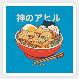 Ramen Noodles and Ducks Sticker