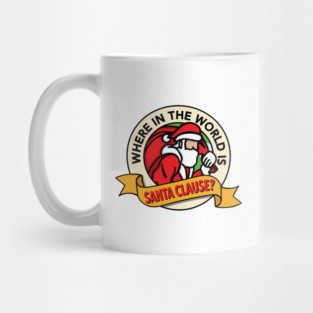 Where in the World is Santa Clause? (Red) Mug
