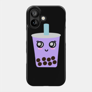 Happy taro boba Phone Case
