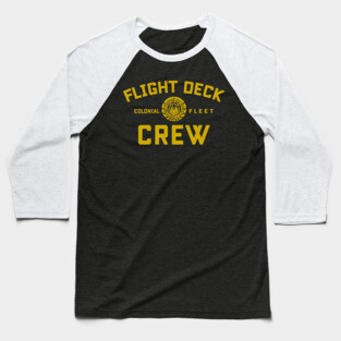 Battlestar Galactica Flight Deck Crew Baseball T-Shirt