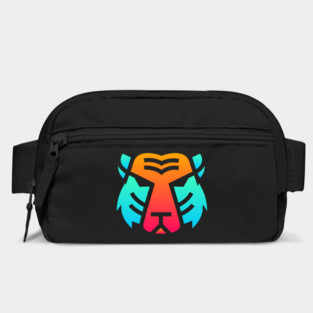 Trippy Psychedelic Rave Tiger Bag