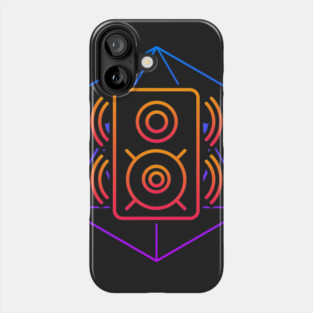 Trippy Psychedelic Rave | Speaker Sacred Geometry Phone Case