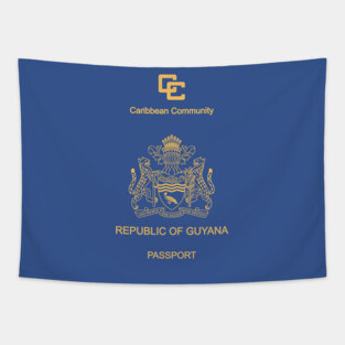 Guyana passport Tapestry