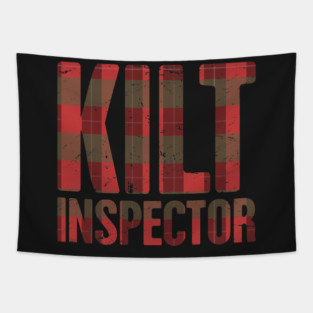 Kilt Inspector | Funny Renaissance Festival Design Tapestry