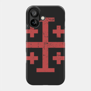 Crusader Cross Of Jerusalem | Renaissance Festival Design Phone Case