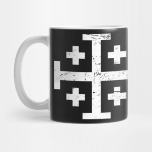 Templar Cross Of Jerusalem | Renaissance Festival Design Mug