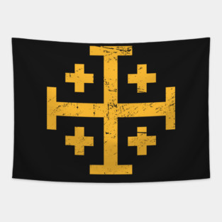 Cross Of Jerusalem | Renaissance Festival Design Tapestry