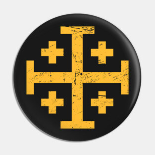 Cross Of Jerusalem | Renaissance Festival Design Pin