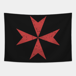 Crusader Maltese Cross | Renaissance Festival Design Tapestry