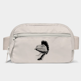 Crested punk velociraptor Bag
