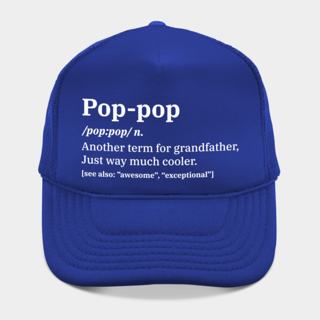 Pop-Pop Definition for Grandpa by creative