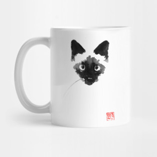 cat siamese Mug