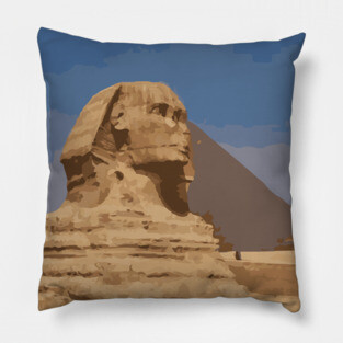 egyptian sphinx Pillow