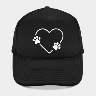 Dog Heart Dog Paw Dog Mom Dog Mama Hat