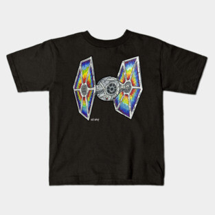 Tie Dyed Fighter Kids T-Shirt
