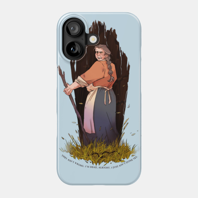 Build Mama a Coffin: Glory Ann Boggs (dark text) Phone Case by Old Gods of Appalachia