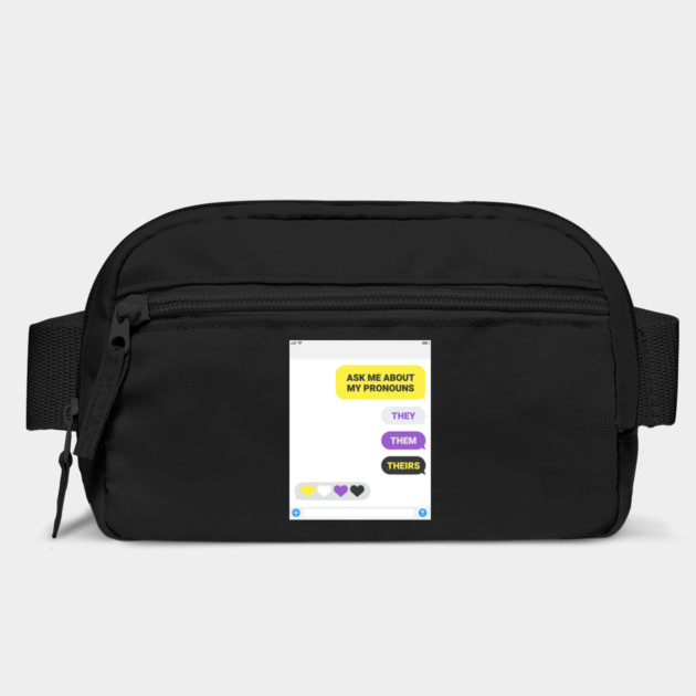 Ask Me About My Pronouns They Them Theirs Pride by creative