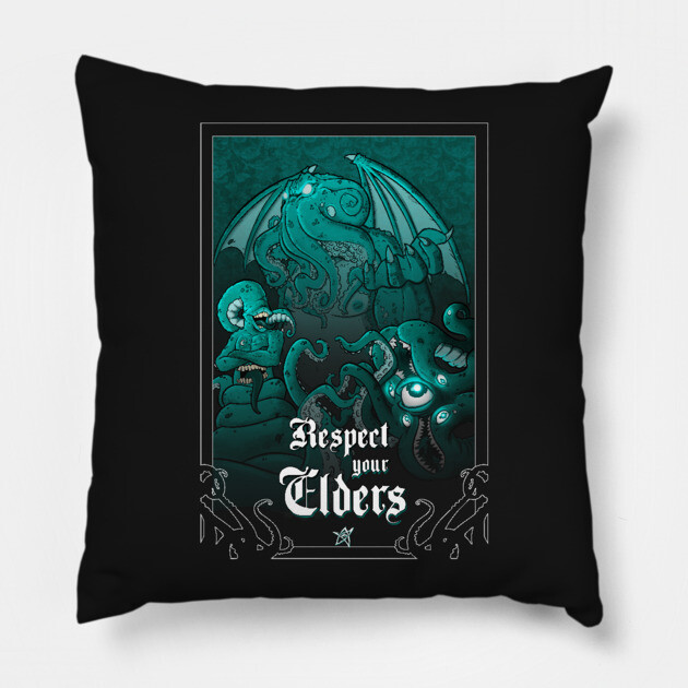 Respect your Elders Pillow by John Wigger
