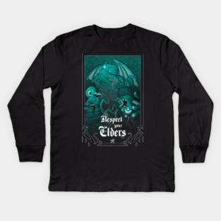 Respect your Elders Kids Long Sleeve T-Shirt