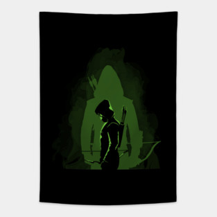 Arrow Green Shadow Tapestry