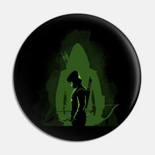 Arrow Green Shadow Pin