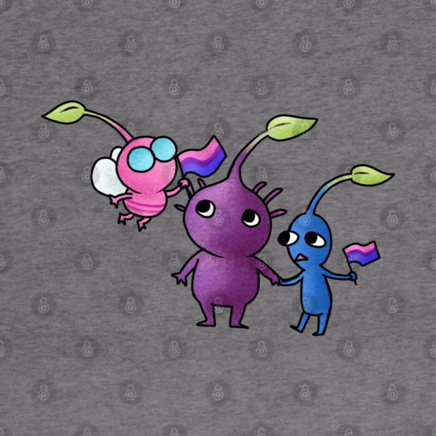 Pride Pikmin Bi by KatieRose