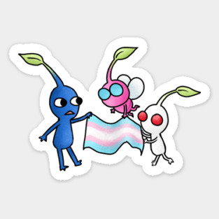 Pride Pikmin Trans Sticker