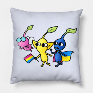 Pride Pikmin Pansexual Pillow