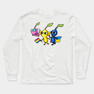 Pride Pikmin Pansexual Long Sleeve T-Shirt