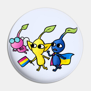 Pride Pikmin Pansexual Pin