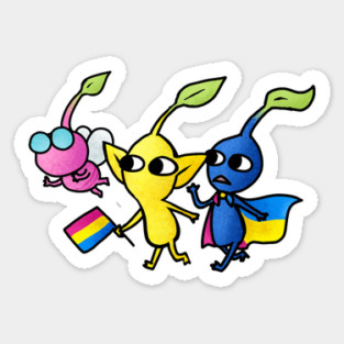 Pride Pikmin Pansexual Sticker