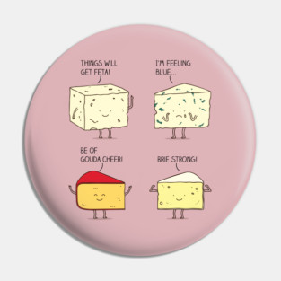 Cheesy puns Pin