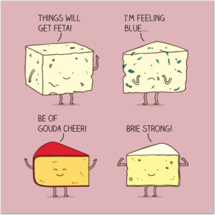 Cheesy puns Posters and Art