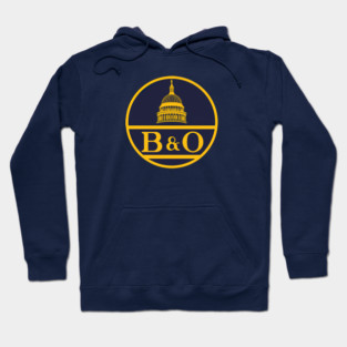 Vintage B&O railroad logo Hoodie