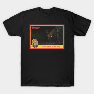 Vintage Jason Sleeping Bag Kill Collectible Trading Card T-Shirt