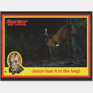 Vintage Jason Sleeping Bag Kill Collectible Trading Card Posters and Art