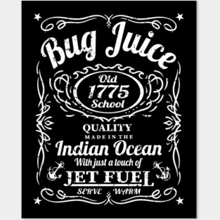 Bug Juice Vintage Funny Navy Sailor Humor Posters and Art