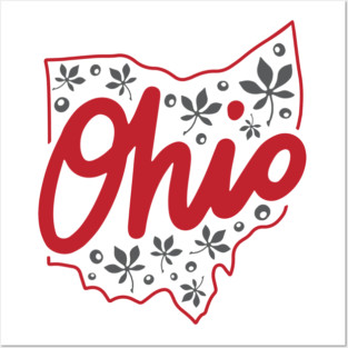 Ohio Script Graphic Posters and Art