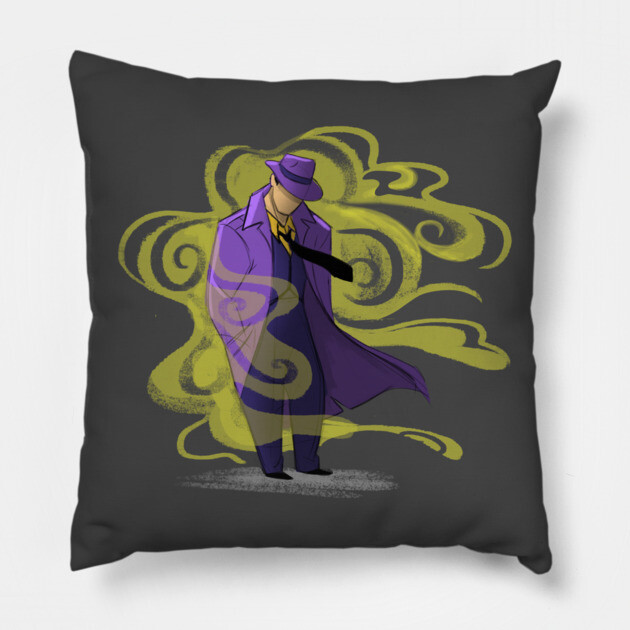 Question Sketch Pillow by JoTheZette