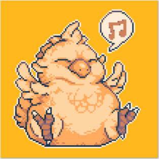 Fat Chocobo | Pixel Art Posters and Art