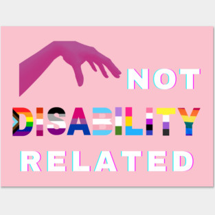 Disability x Pride Month Posters and Art