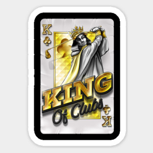 King of Clubs Sticker