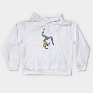 Gymnastics girl Kids Hoodie