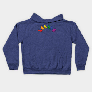 Cat Rainbow Kids Hoodie