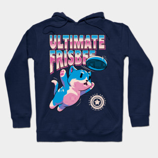 Ultimate Frisbee Cat Hoodie