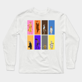 fantastic mr fox characters Long Sleeve T-Shirt