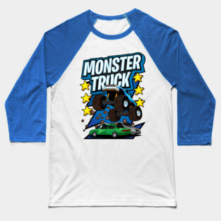 Monster Truck Baseball T-Shirt