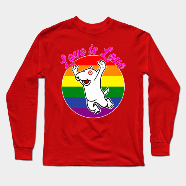 Love Is Love Pride Essential Dog Long Sleeve T-Shirt by belownormal