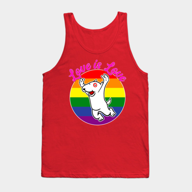 Love Is Love Pride Essential Dog Tank Top by belownormal