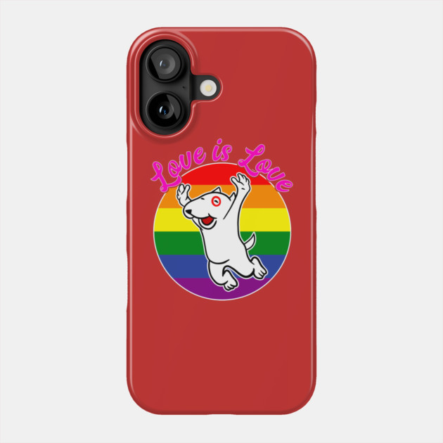 Love Is Love Pride Essential Dog Phone Case by belownormal